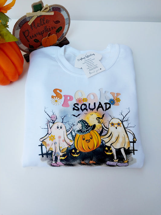 SPOOKY SQUAD SWEATSHIRT Size Large