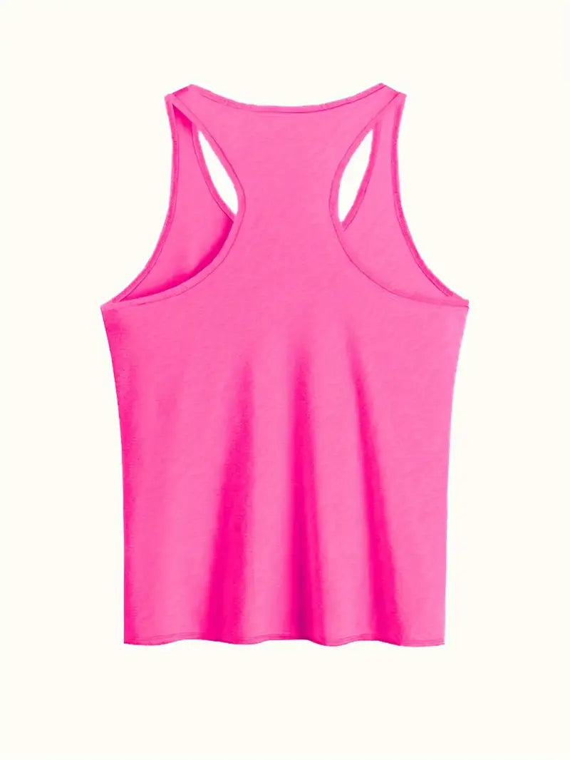 Gym Therapy Ladies Tank Top Size Large Pink